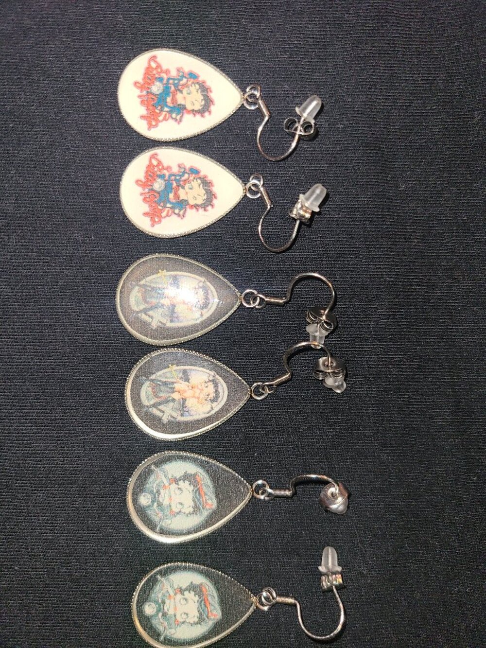 Stainless steel earring lot of 3